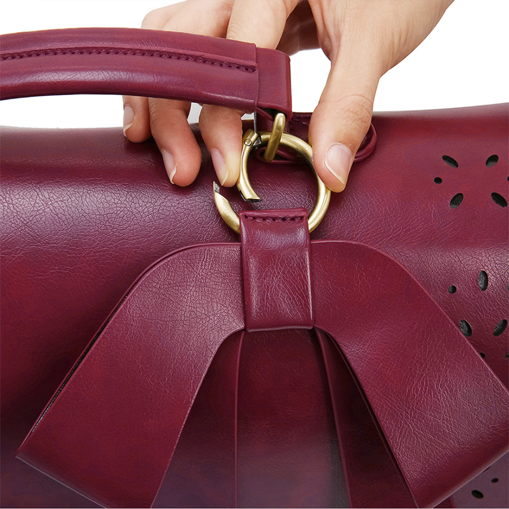 BERNADETTE™ – BAG WITH FLOWER DESIGN AND DECORATIVE BOW