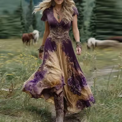 Celestine | Customized and Flowing Floral Dress