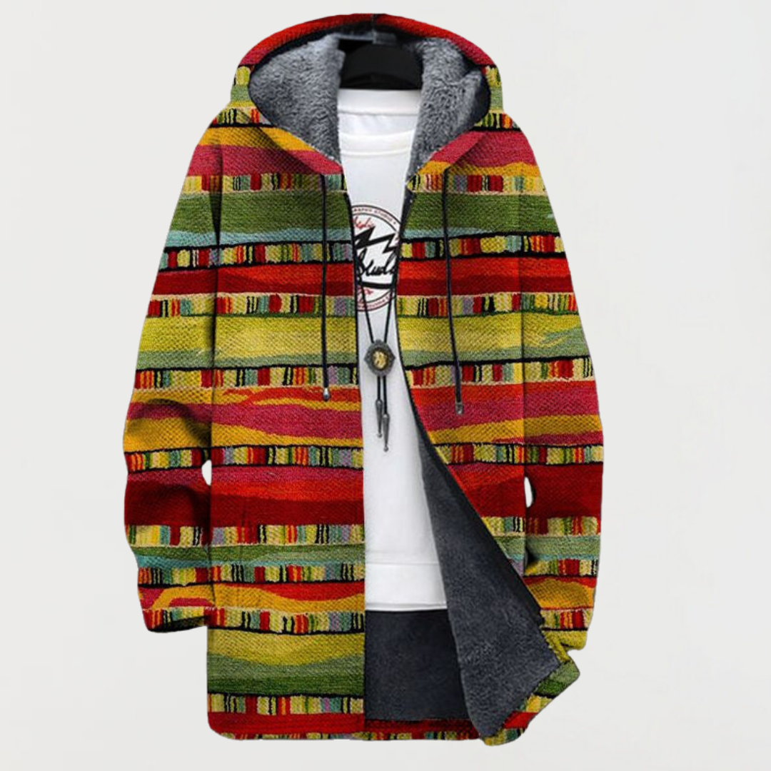 Zara | Tribal Striped Hoodie