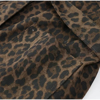 Jolina | Leopard Print Belted Coat