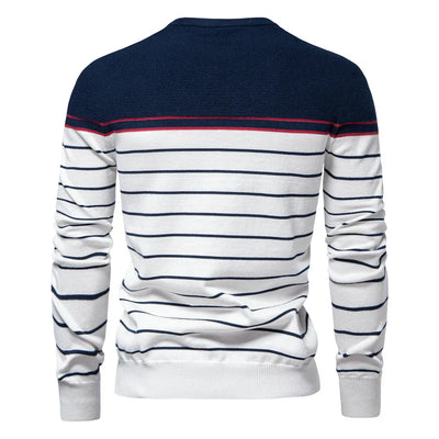 Striped Pattern Men's Sweater