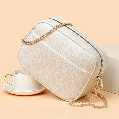 Zara | Fins Leather Shoulder Bag
