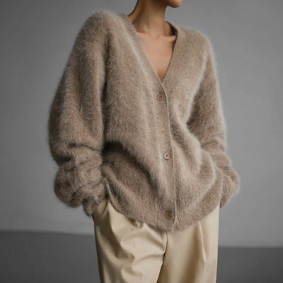 Serena | Stylish fur cardigan