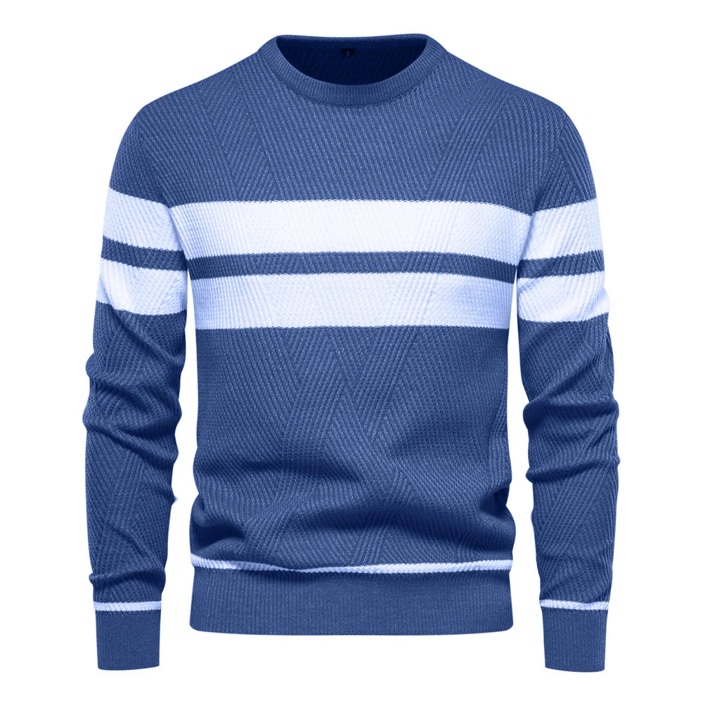 Men's Sweater with Stripes