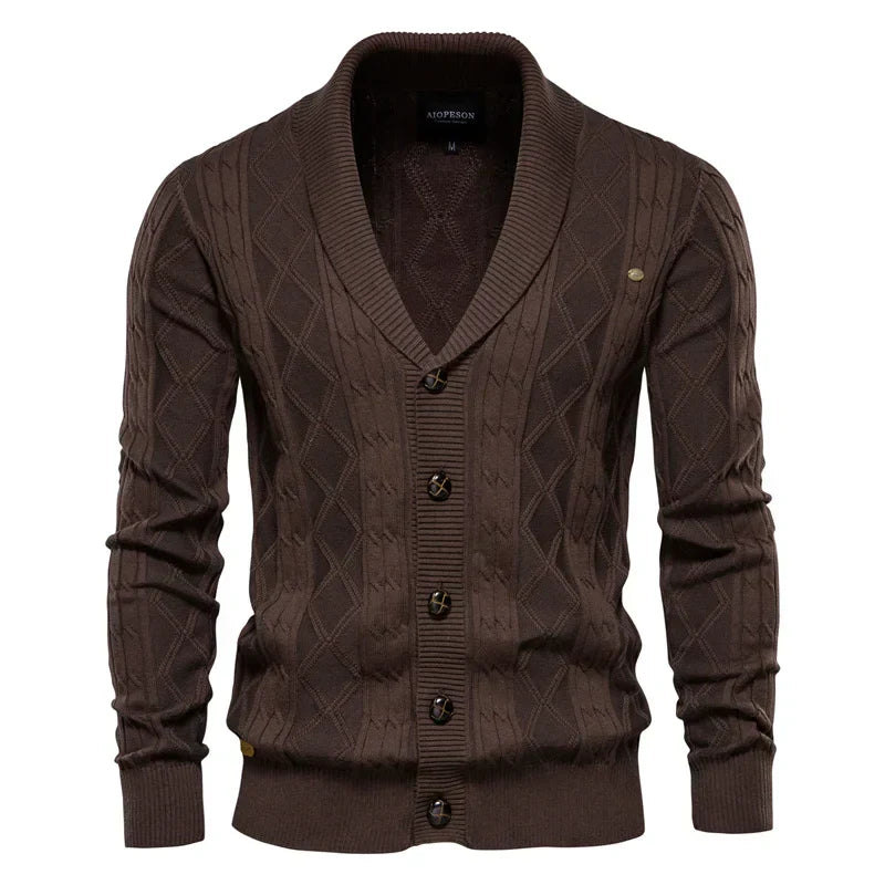 Men's Button-Up Cardigan