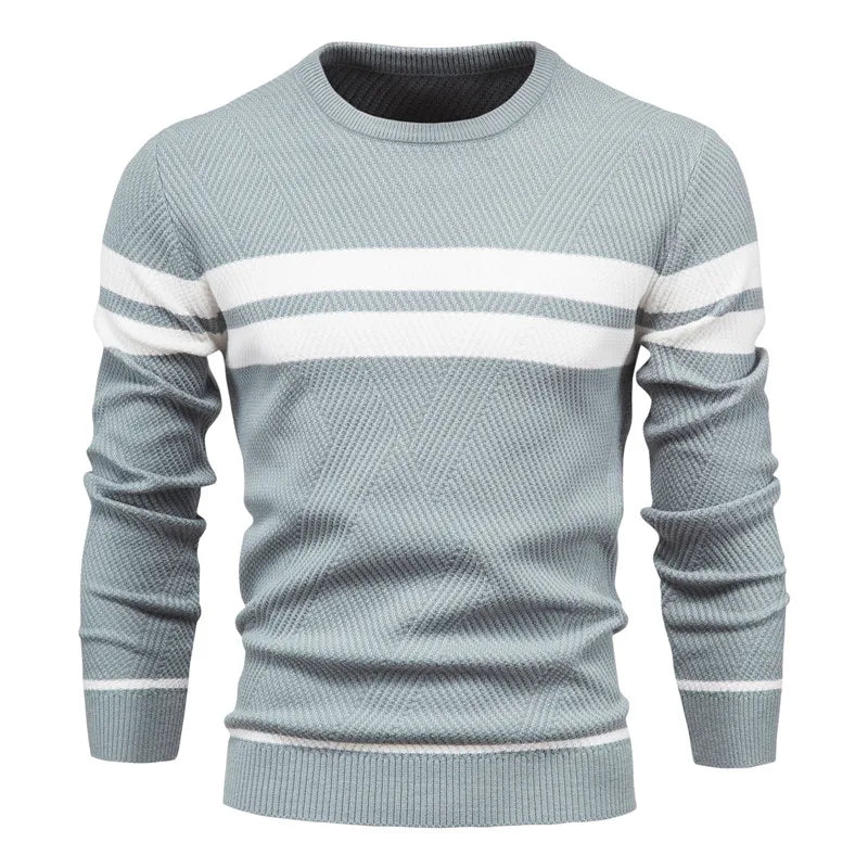 Men's Sweater with Stripes