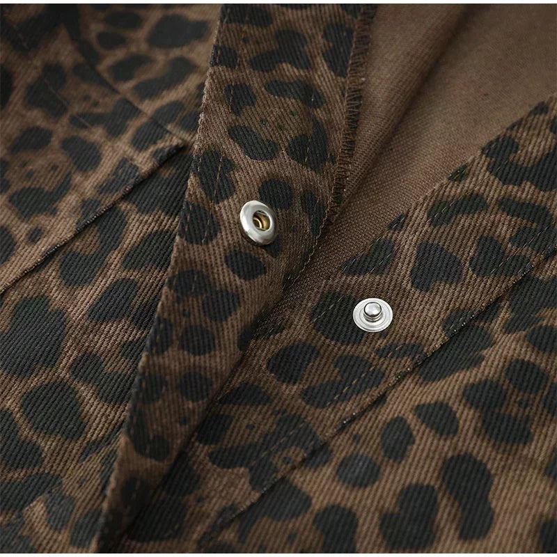 Jolina | Leopard Print Belted Coat