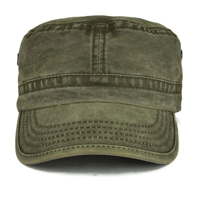Jack | Robust vintage cap (Army Green)