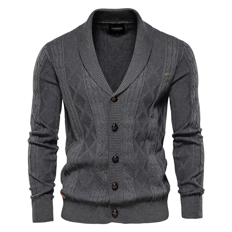 Men's Button-Up Cardigan