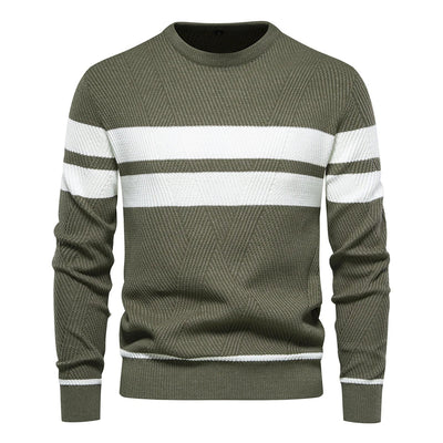 Men's Sweater with Stripes