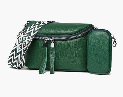 Nina | Finished Leather Shoulder Bag