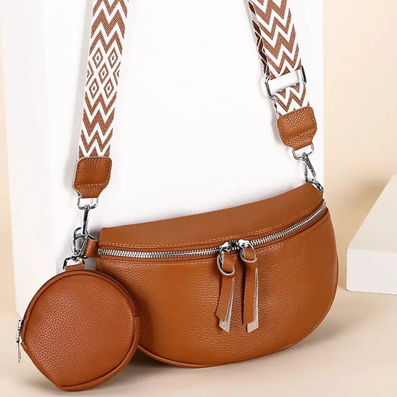 Hayley | Elegant Leather Shoulder Bag