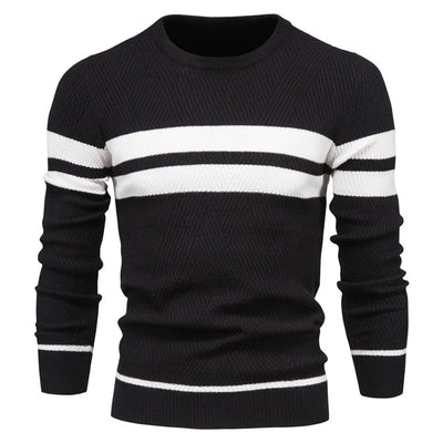 Men's Sweater with Stripes