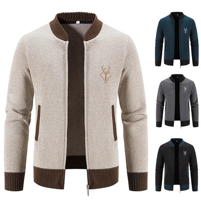 Knitted Men's Cardigan