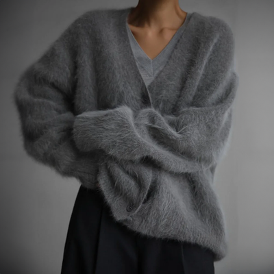 Serena | Stylish fur cardigan