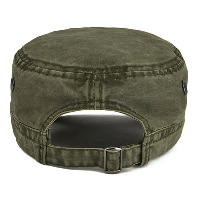 Jack | Robust vintage cap (Army Green)