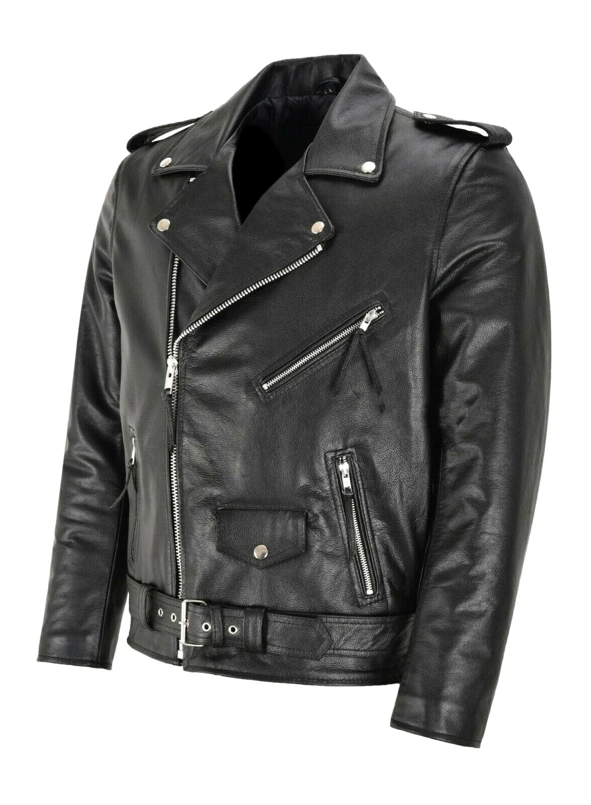 Björn™ | Classic Leather Jacket in Biker Style