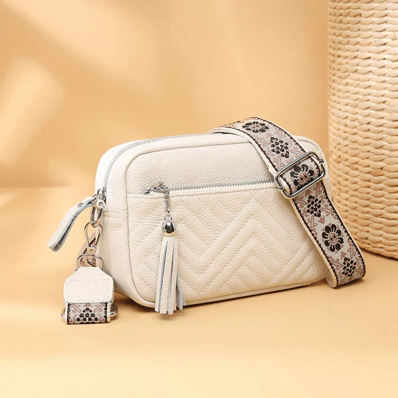 Bianca | Refined Leather Shoulder Bag