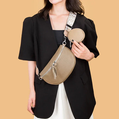 Hayley | Elegant Leather Shoulder Bag