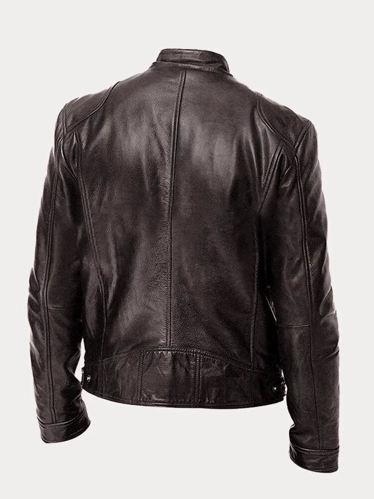 Carlos | Elegant Leather Jacket