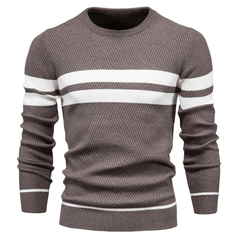 Men's Sweater with Stripes