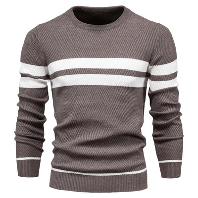Men's Sweater with Stripes