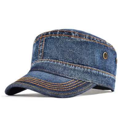 Kyle | Robust vintage cap (Dark Denim)