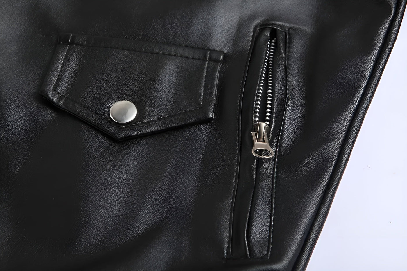Björn™ | Classic Leather Jacket in Biker Style