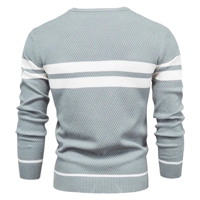 Men's Sweater with Stripes