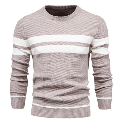 Men's Sweater with Stripes