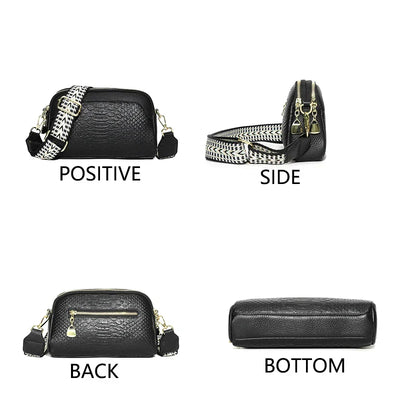 Amara | Refined Leather Shoulder Bag