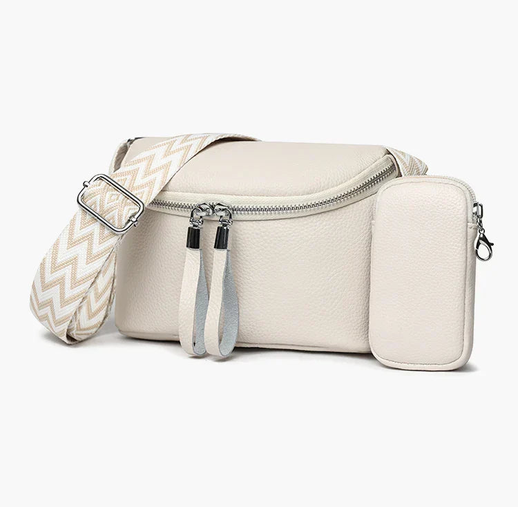 Nina | Finished Leather Shoulder Bag