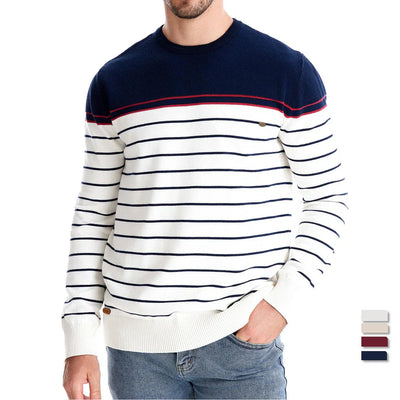 Striped Pattern Men's Sweater