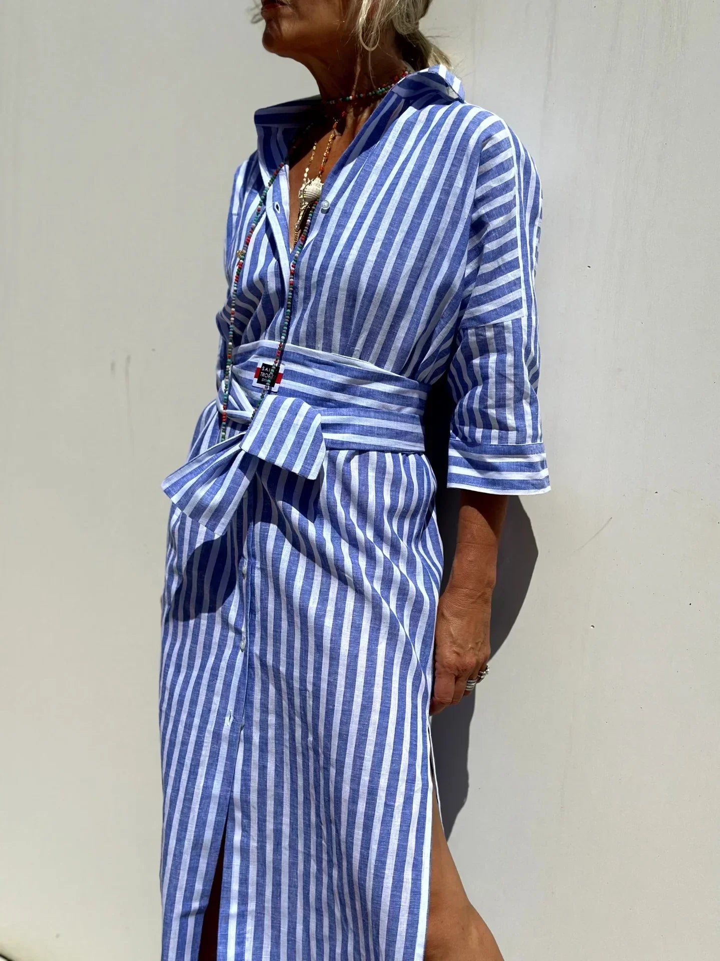 Elegant Striped Dress