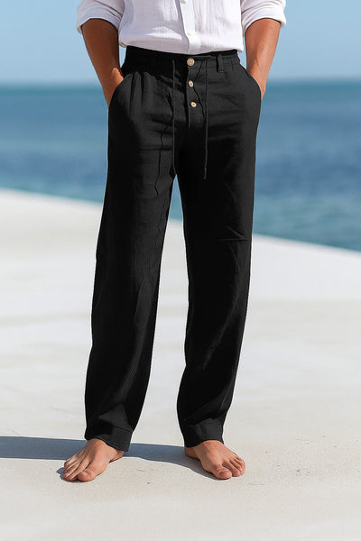 MATTEO | LIGHTWEIGHT LINEN SUMMER PANTS