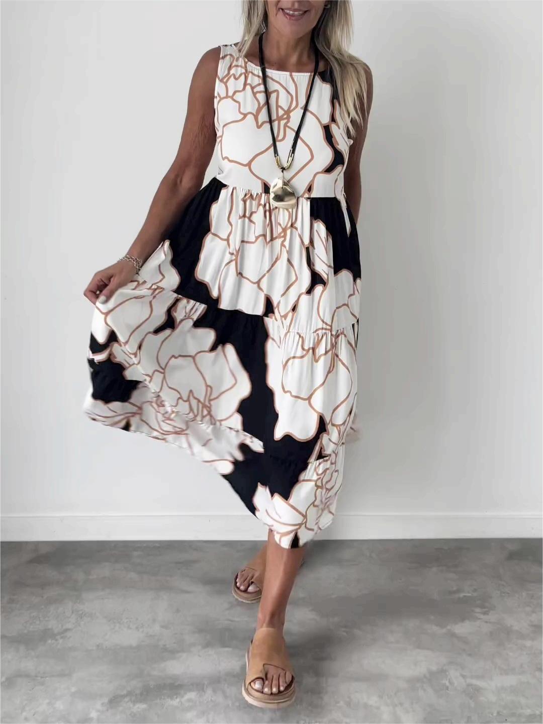 Elegant Floral Dress