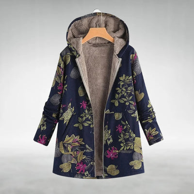 Fleural™ – Stylish Fleece Jacket in Floral Design
