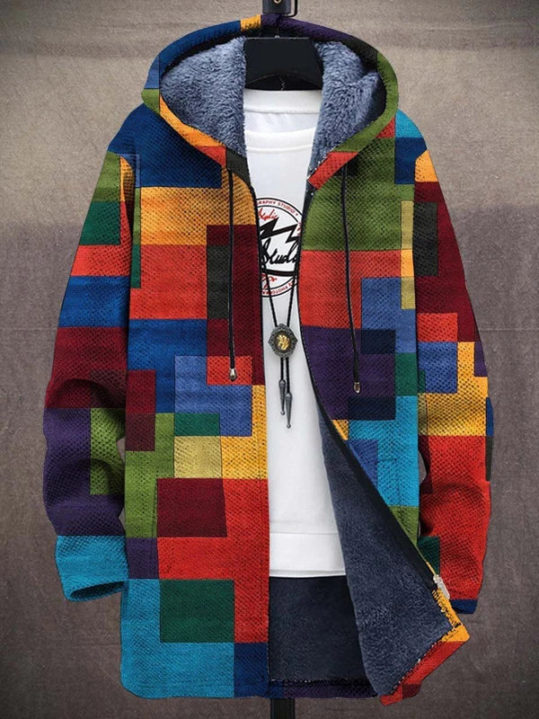 Francine | Mosaic Block Hoodie