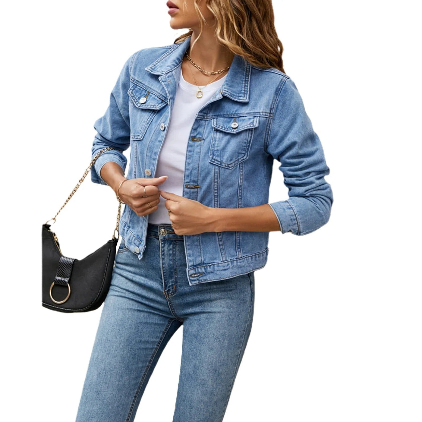 Sofia™ | Stylish Casual Denim Jacket