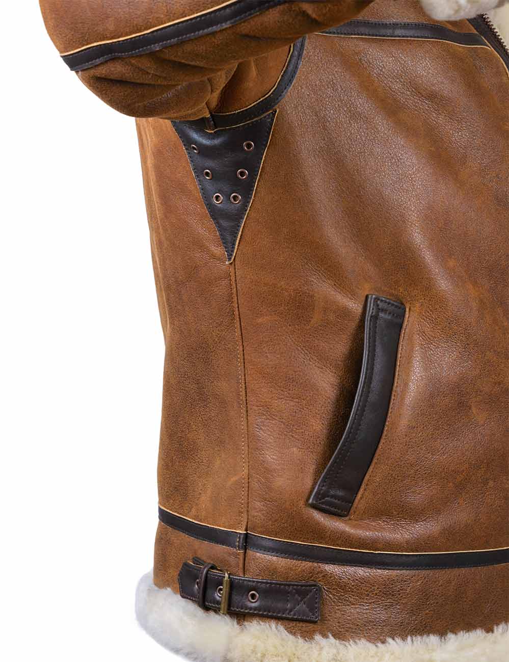 Aron - Bomber Jacket with Fur Hood