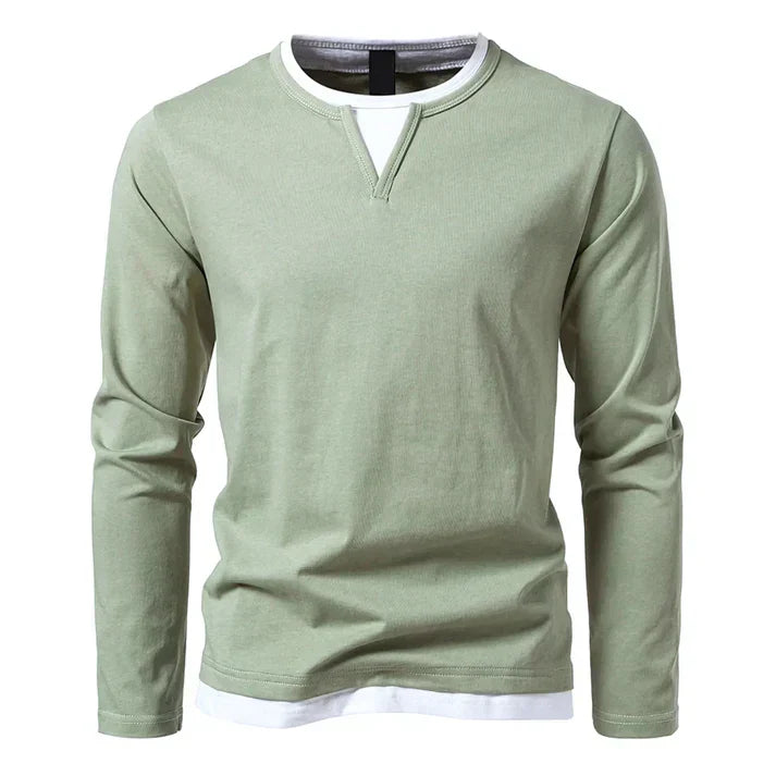 Luxurious Combed Cotton Long Sleeve T-Shirt