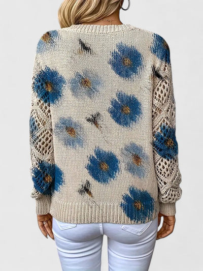 Alma | Elegant Sweater with Floral Design