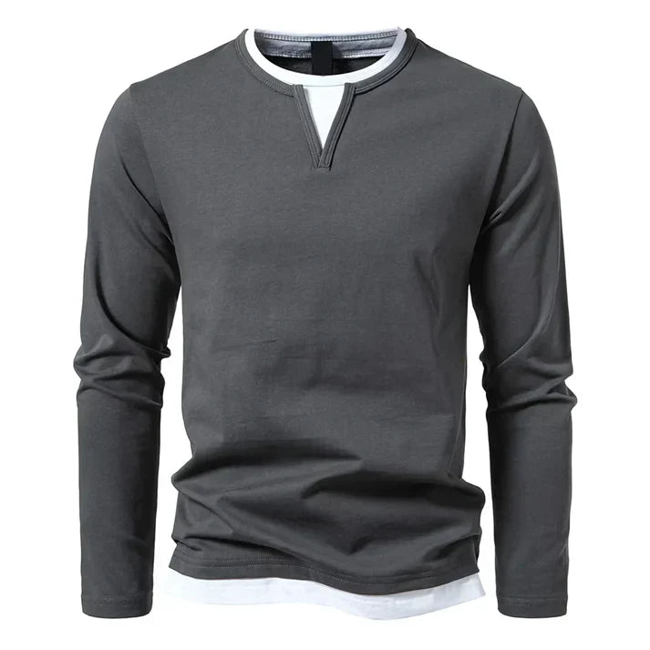 Luxurious Combed Cotton Long Sleeve T-Shirt
