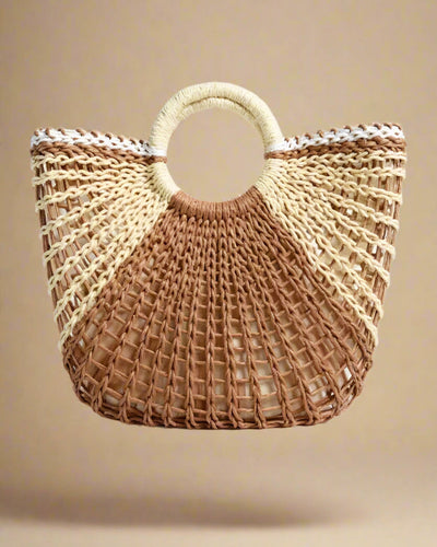 STRAW ART BAG | Summery Elegance & Bohemian Charm