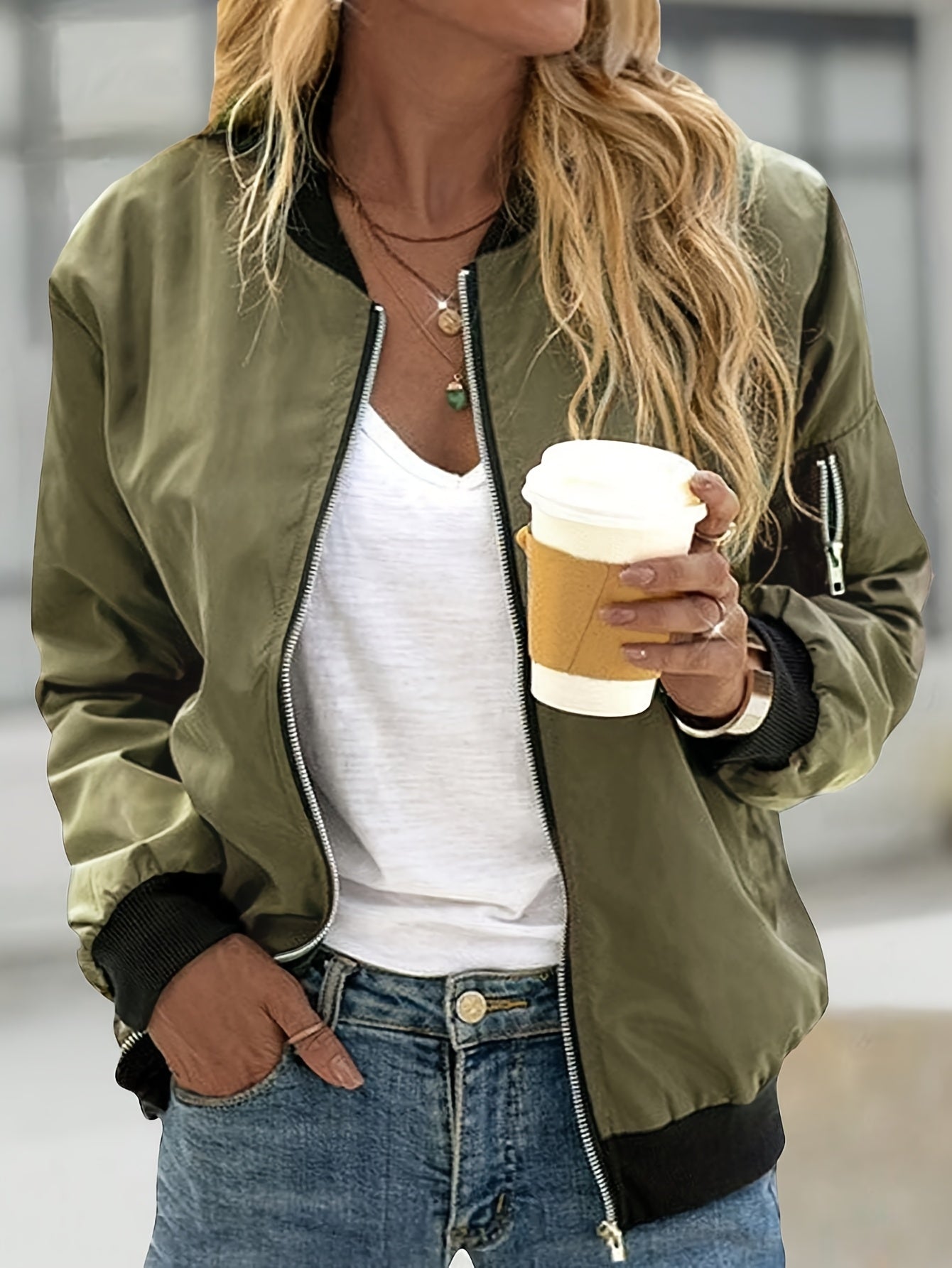Sofia™ | Relaxed Bomber Jacket for Everyday