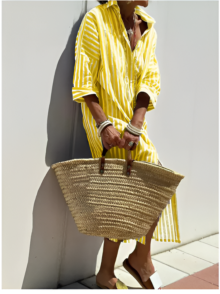 Elegant Striped Dress