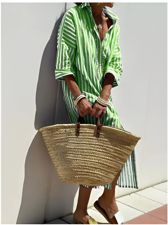 Elegant Striped Dress