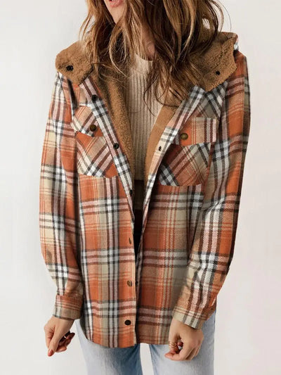 Wivian | Hygge Plaid Jacket with Fleece Lining