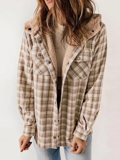 Wivian | Hygge Plaid Jacket with Fleece Lining