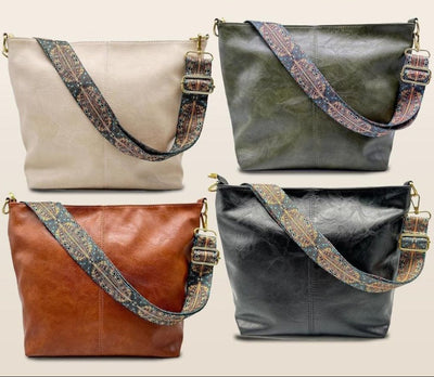 ZEPHYROS™ – TIMELESS LEATHER SHOULDER BAG WITH CLASSIC DESIGN